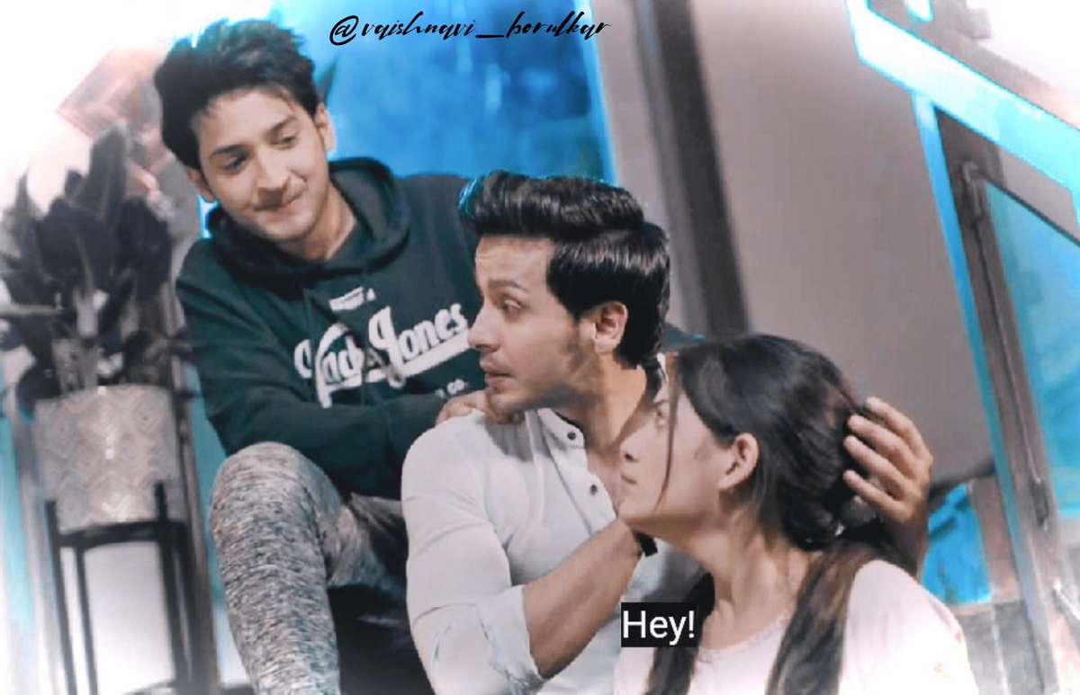 HEY, WILL YOU BE MY PUNYA PARTNER?!  #IshqParZorNahin  #paramsingh Nazar repellent lao koi  @8paramsingh :') after such a tiring day, these cuties make my day