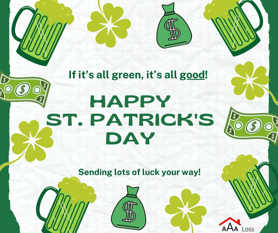 We love green but we love you more! 
May you have all the happiness and luck that life can hold—and at the end of your rainbows may you find a pot of gold.