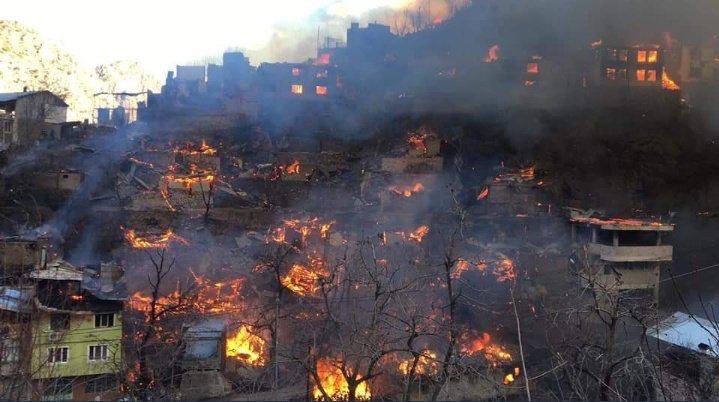 #Artvin’in Yusufeli ilçesi Dereiçi köyünde meydana gelen yangından etkilenen tüm vatandaşlarımıza geçmiş olsun dileklerimi iletiyorum.