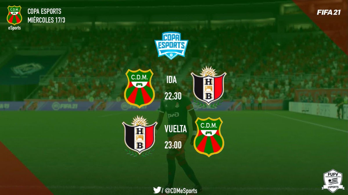 CDMeSports's tweet photo. COPA ESPORTS
Noche de #CopaeSports frente a @HuracanBuceoeSp por los Octavos de Final.

Podes seguir los partidos por acá 👇🏼
https://t.co/jDtl5iUvNm

#SomosMaldonado
#DepoVirtual https://t.co/pO4gJvBjGJ