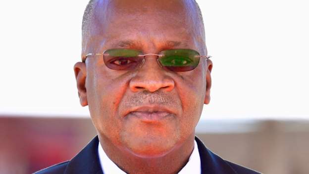 Tanzania's President John Pombe Magufuli has died, aged 61.

The Vice President Samia Suluhu Hassan confirmed his death in a statement issued live on TV.

She said that Mr Magufuli died on Wednesday at 6pm from heart complication, at a hospital in Dar es Salaam.