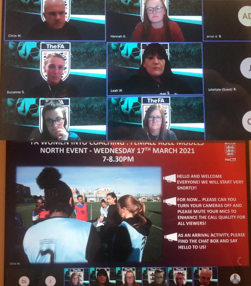 A fantastic evening spending time with 4 inspiring coaches, sharing their journeys into coaching.  
The big take away words..... 
be bold, 
be brave, 
and at times it’s ok to feel vulnerable
#inspiringfemalecoaches <a href="/Welburn1/">Chris Welburn</a> <a href="/michwoollias/">Michelle Woollias</a> <a href="/leeloes77/">Leah Wise</a> <a href="/emsen5/">Emily Senior</a> <a href="/HannahSpannahG/">Hannah Gaskell</a>