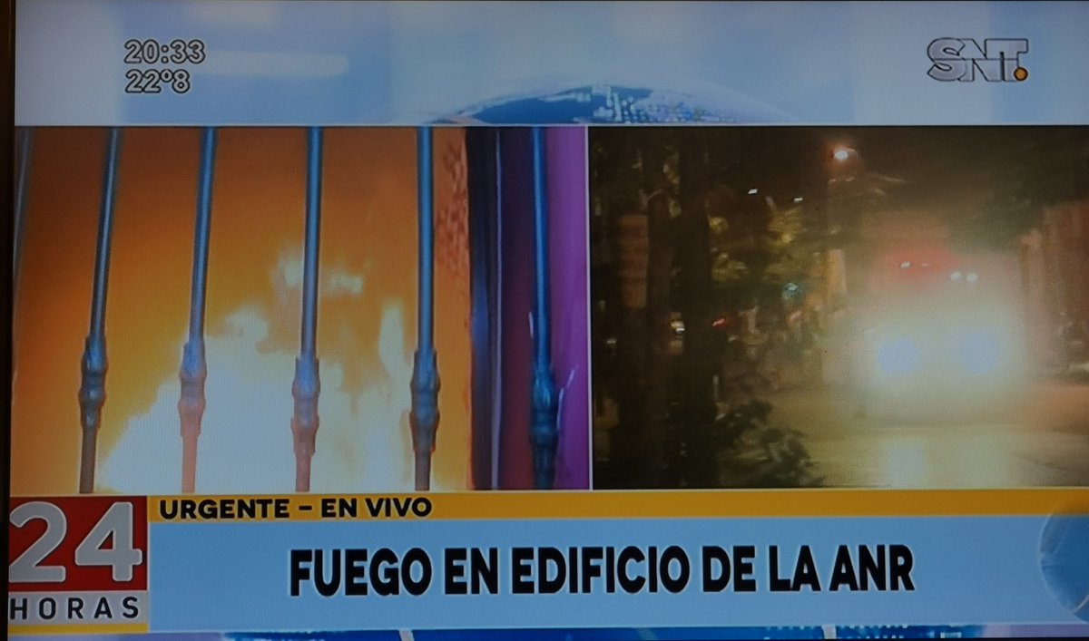 Ahora: incendian sede de la ANR