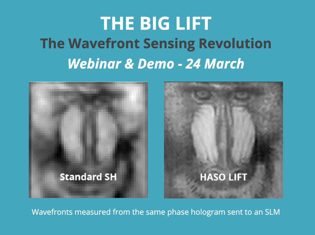 axiom_optics's tweet image. We can&apos;t wait for @ImagineOptic&apos;s webinar next Wednesday on the amazing capabilities of the upcoming HASO LIFT series. 

There are two sessions available so click the link to find the time that works best for you: mailchi.mp/85626ad7bf4b/w…

#wavefrontsensing #imagineoptic