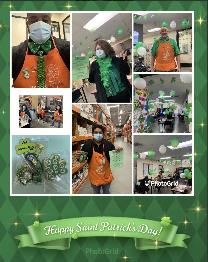 Happy Saint Patrick’s Day from Team Tulare! Big Thanks to our VOA Committee for taking care of our associates!  💫🍀 ✨🍀⭐️🍀