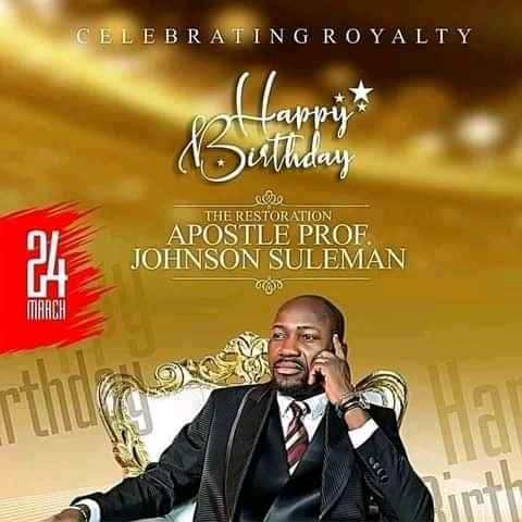 HarrykingJr's tweet photo. Happy birthday King Apostle Johnson Suleiman. True Royalty, Pure Greatness, Astute Spiritual Warlord, God's General #apostlesuleman #OMEGA_X #omegafire #KINGDOM_LEGENDARYWAR https://t.co/Eg1NEnCUbE