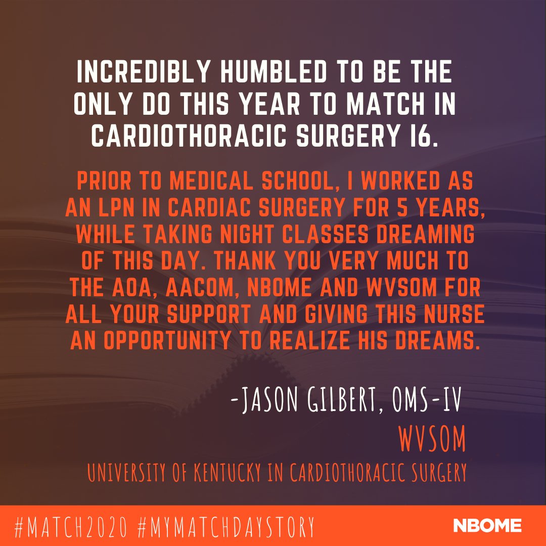 We can’t wait to hear your match day stories. Be sure to reach out to us or use the hashtag #MyMatchDayStory if you’d like to be featured. Here’s a favorite from last year: bit.ly/38vxekO

@theNRMP #MatchDay #Match2021 #RoadtoDOLicensure