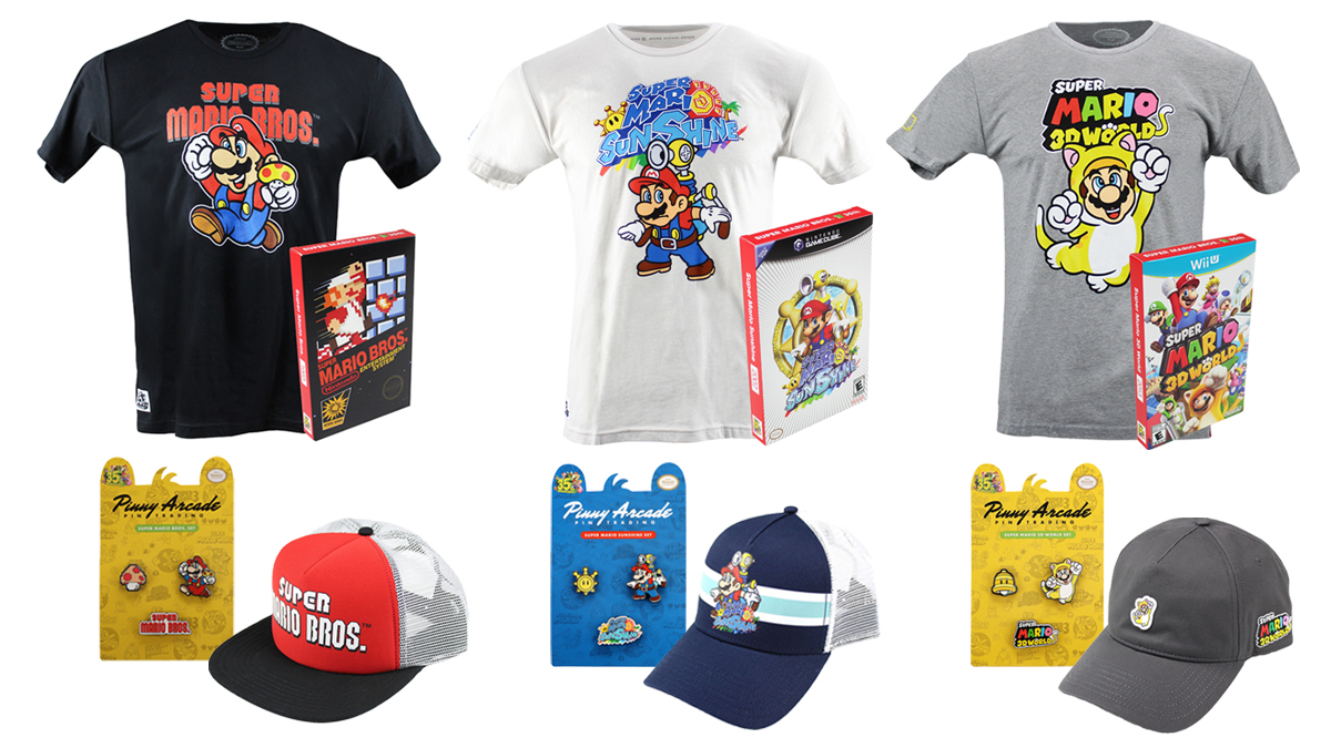 mario 35th anniversary shirt