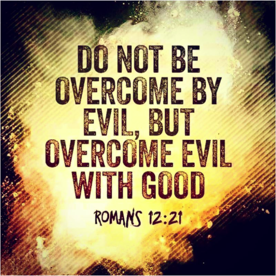 LarryDevine's tweet photo. Overcome Evil With Good!!!
#DoNotBeOvercomeByEvil
#OvercomeEvilWithGood https://t.co/Srij9v0Z9p