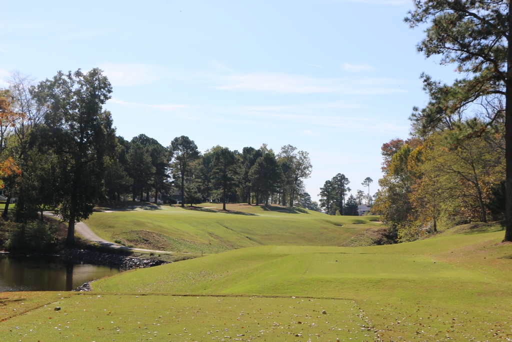 KingsmillChamp's tweet image. This year's AON Risk Reward Challenge will be placed on hole 15. For those that have played, what's your strategy to tackle this daunting fairway? #PureSilkChamp