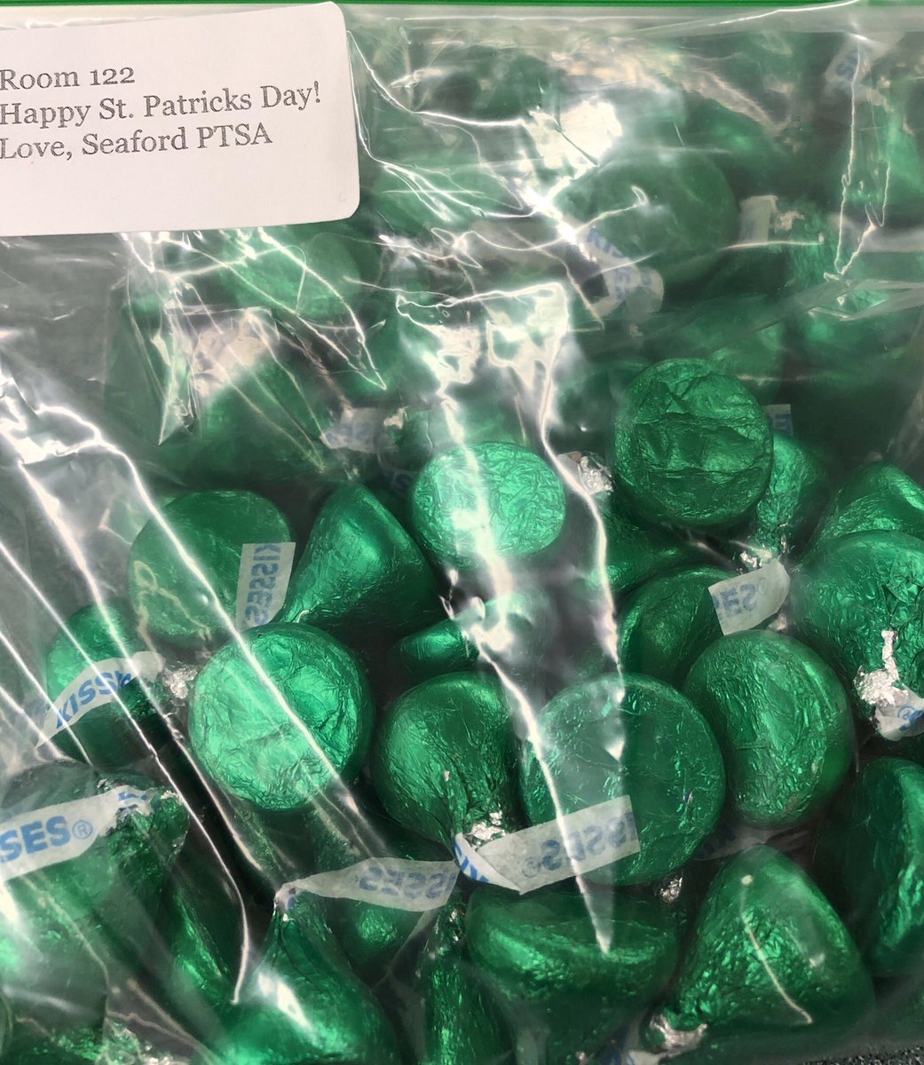 Many thanks to our amazing PTSA for always supporting our students and staff. Kisses all around.
