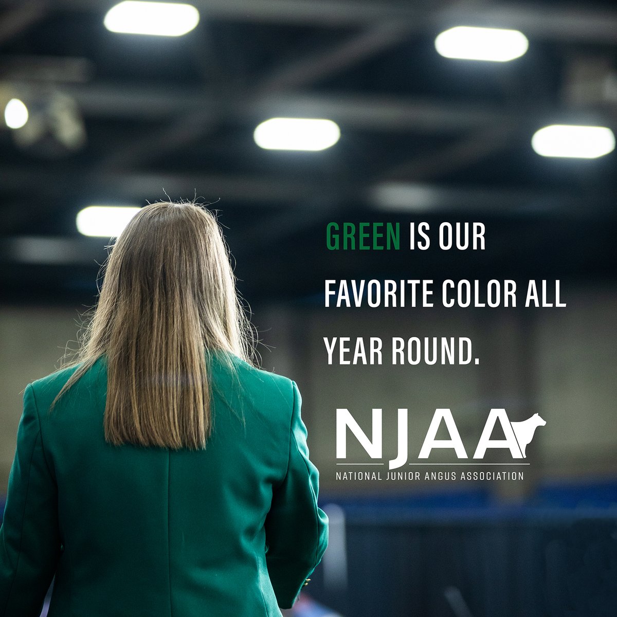 Green is our favorite color today and everyday! Happy St. Patrick's Day from the National Junior Angus Association! 🍀