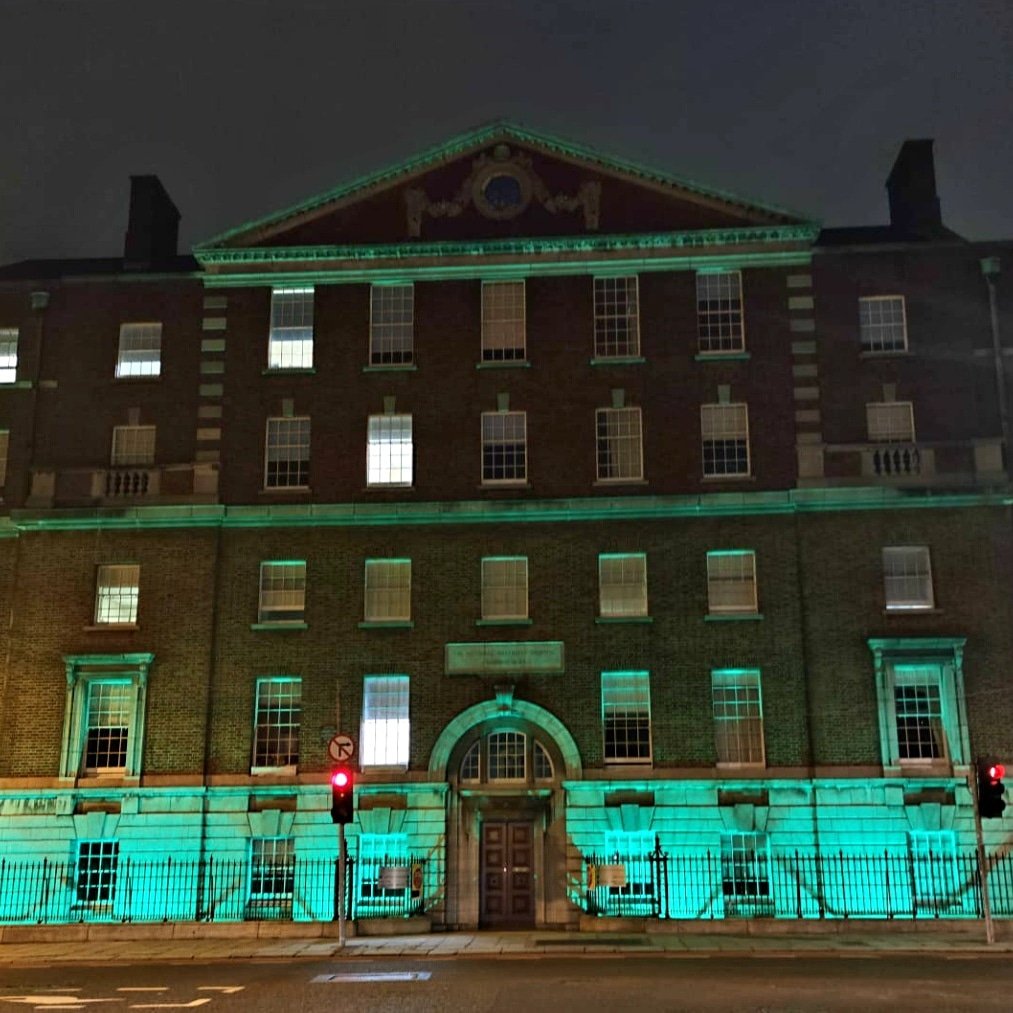 Isn't The NMH looking well all lit up in green for St Patrick's Day? If green is the colour of hope, we are really feeling it tonight ☘🇮🇪

Happy #stpatricksday
#GlobalGreening
#globalconnectedness #TeamNMH #staysafeeveryone