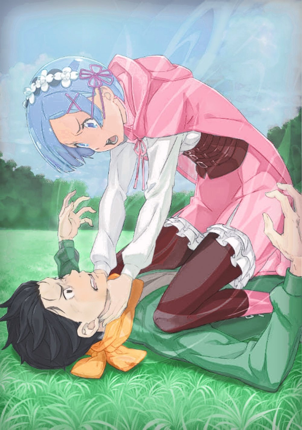 新手作家 リゼロ26巻 Vsレム イラスト リゼロ Rezero T Co H6yuskssls Twitter