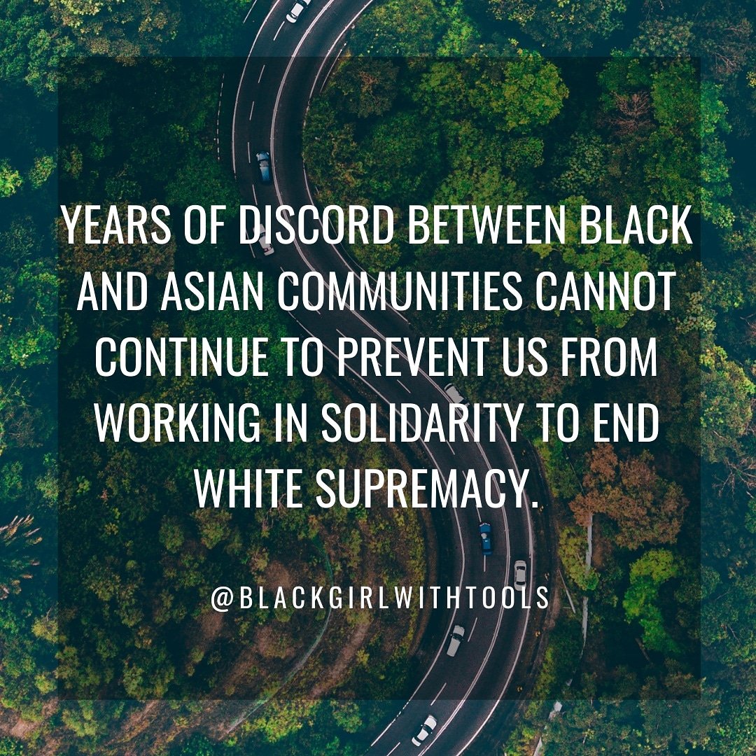 blackgirlwtools's tweet photo. At some point we have to stop fighting each other and start fighting white supremacy TOGETHER. 
#StopAsianHate #BlackLivesStillMatter #BetterTogether #AtlantaforALL #endracism #EndWhiteSupremacy #EnoughIsEnough https://t.co/2hYsUpcVG5