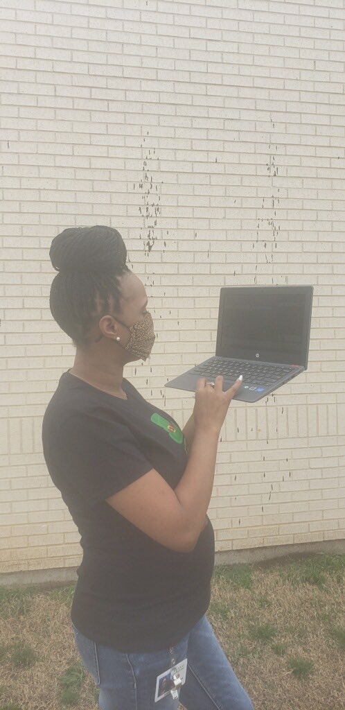 Mrs_KdWilliams's tweet photo. Daffron’s virtual students on their nature walk with Ms. Tousant today! No matter if we are at home or at school, we are still together! @DaffronDeputies #CamponCampus https://t.co/N06O1jnioJ