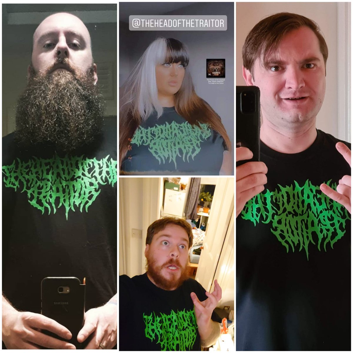 Yooo! 

Just want to say a massive thank you to everyone who has picked up a T-shirt!

It means a lot to us, and really helps us out as anything we make goes straight back into the band for future releases.

So thank you! 

Here are some pictures we've received