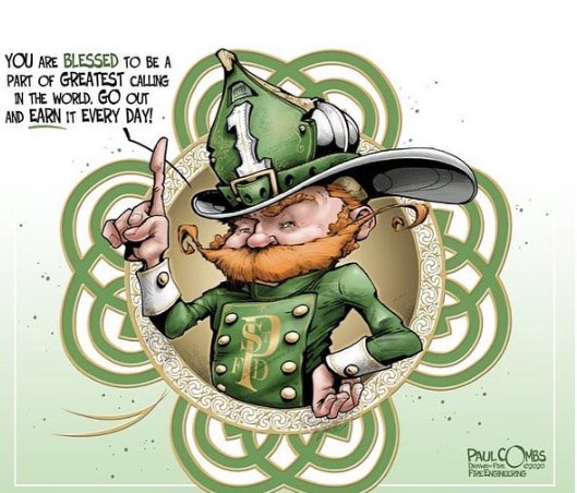 ChiefEddie815's tweet photo. Happy St Patrick's Day #StPatricksDay #drawnbyfire https://t.co/WKeCjG9FFh