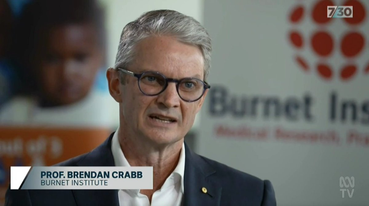 Burnet Institute (@burnetinstitute) on Twitter photo "There's every reason to believe we've already got an out-of-control #epidemic," <a href="/CrabbBrendan/">Prof Brendan Crabb</a> tells <a href="/abc730/">abc730</a> while urging the Australian government to respond quickly to the #COVID crisis in #PNG <a href="/billbowtell/">Bill Bowtell AO</a> <a href="/AusHCPNG/">Ewen McDonald</a> <a href="/pngimr/">PNG Institute of Medical Research</a> <a href="/ZedSeselja/">Zed Seselja</a> <a href="/MarisePayne/">Marise Payne</a>
iview.abc.net.au/video/NC2101H0… "There's every reason to believe we've already got an out-of-control #epidemic," <a href="/CrabbBrendan/">Prof Brendan Crabb</a> tells <a href="/abc730/">abc730</a> while urging the Australian government to respond quickly to the #COVID crisis in #PNG <a href="/billbowtell/">Bill Bowtell AO</a> <a href="/AusHCPNG/">Ewen McDonald</a> <a href="/pngimr/">PNG Institute of Medical Research</a> <a href="/ZedSeselja/">Zed Seselja</a> <a href="/MarisePayne/">Marise Payne</a>
iview.abc.net.au/video/NC2101H0…