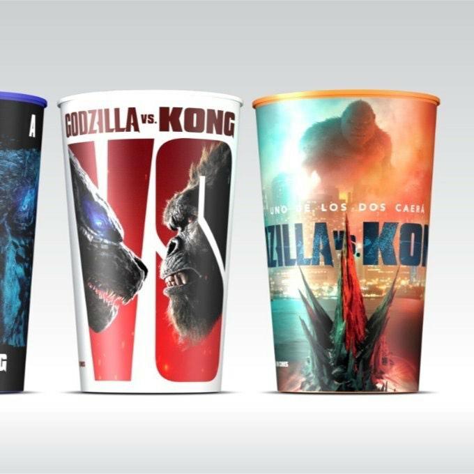 Kaiju News Outlet on X: New image of the other two new #GodzillaVsKong  Carl's Jr. cups from Spain. Source: @vasosdecineyco1   / X