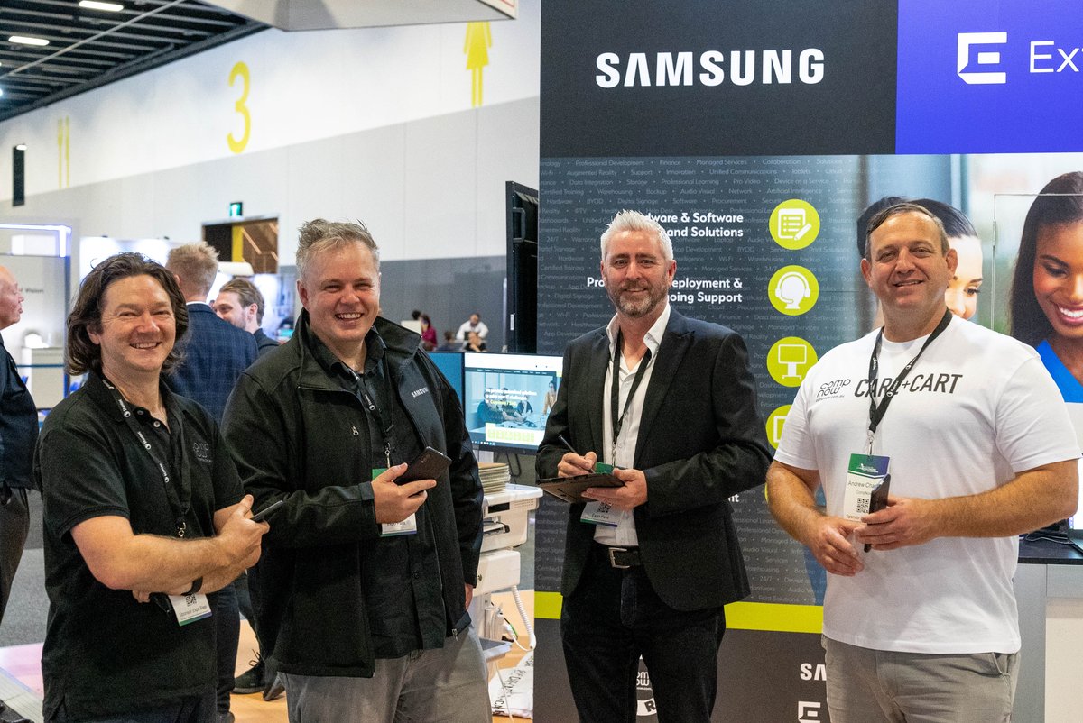 CompNowTweets's tweet photo. 🔸 Come down and say hi to our team for Day Two of Australian Healthcare Week! We are located at booth 61
#AHW #Health #Healthcare #Samsung #ExtremeNetworks #Microsoft #Cybernet #CompNow #Expo #IT
@ExtremeNetworks @MicrosoftAU @SamsungAU @CybernetMfg https://t.co/kwv4a3Rh0y