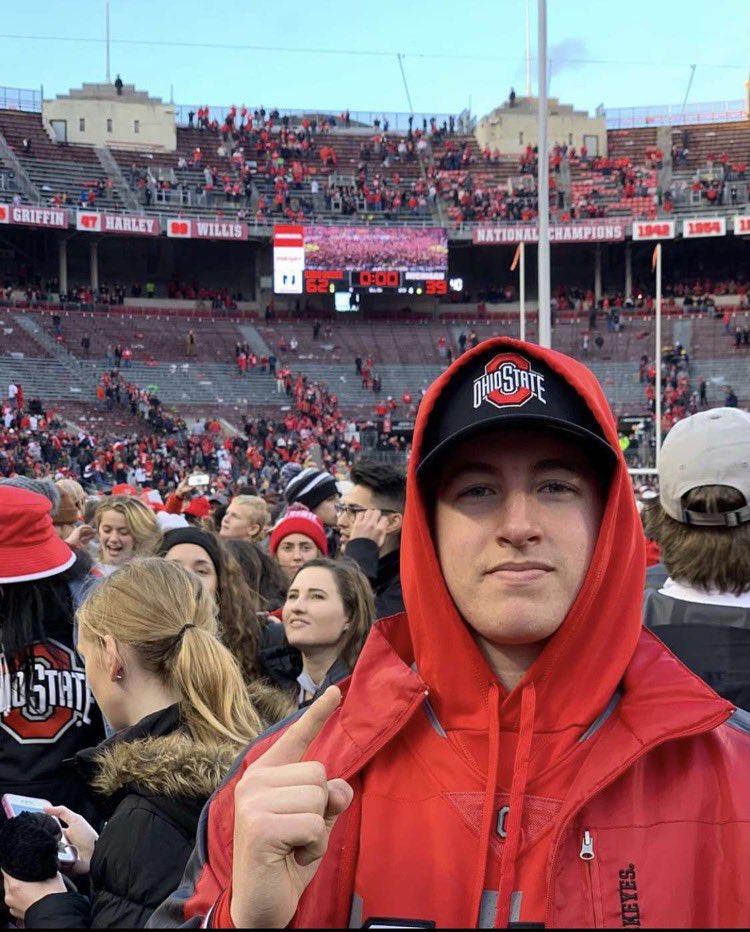 pilamohiostate's tweet photo. Brother of the Week is @Tucker45King for his work providing Covid friendly brotherhood events for brothers to spend time together! A quote from Brother Tucker “All you need to know is at the end of the day, it’s night.” #Pilam https://t.co/gAeZpKGvZK
