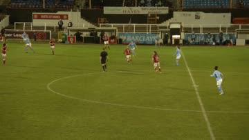 Another brilliant stop from @sophiebag96, but she can't do anything about the rebound from @sammymewy as @ManCityWomen go 3-0 up with a few minutes to go 🔵

#BarclaysFAWSL