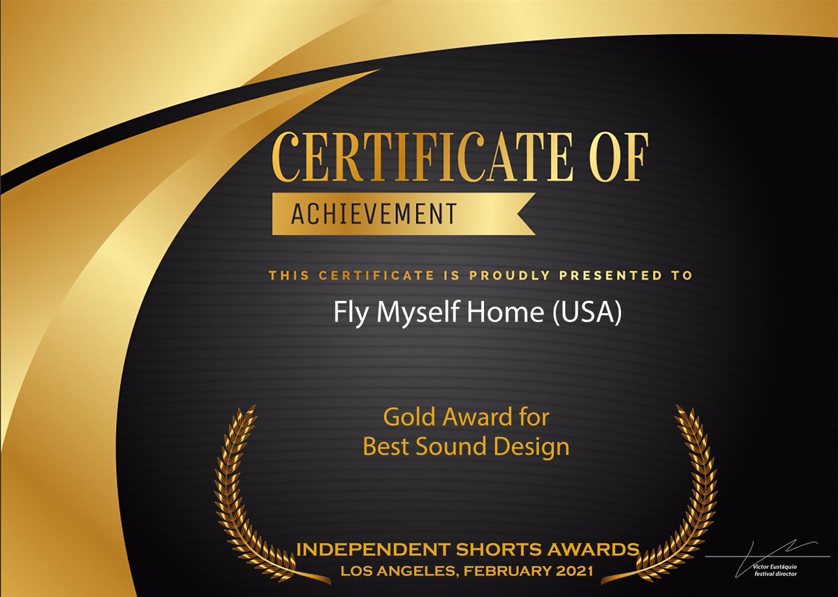 jOsE627's tweet photo. Wow! Thank you @IShortsAwards for recognizing “Fly Myself Home” - #shortfilm #documentary #theatre #starstuff https://t.co/1ED9gKMxx0