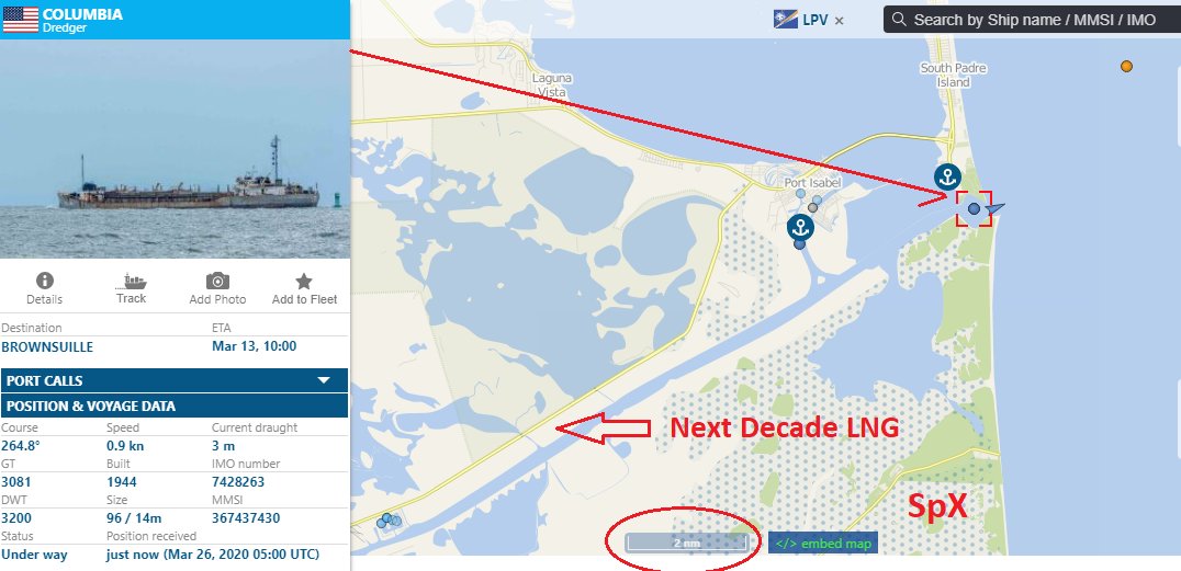 CowboyDanPaasch's tweet photo. Upper #PortBrownsville channel improvements winding down ahead of #NextDecadeLNG & #GreatLakesDredging resuming pre-construction mod's on lower channel & jetties. #SpaceX #RGV #HomeImprovements https://t.co/uw0ngxkwwt