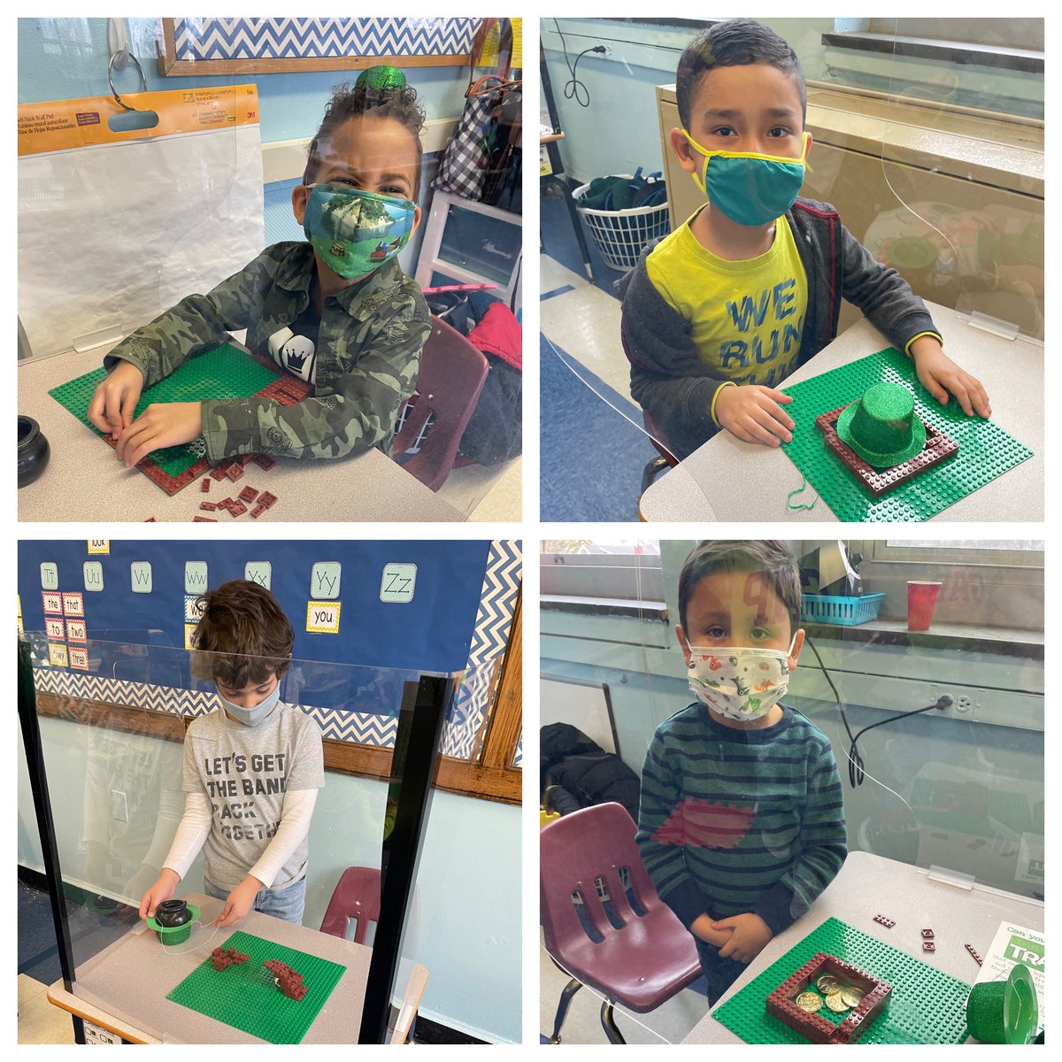 We tried to catch the sneaky leprechaun but he was too quick and clever! Luckily, he left some surprises behind for us. Happy St. Patrick’s Day! ☘️🌈💚 #luckyteacher #mylittleleprechauns