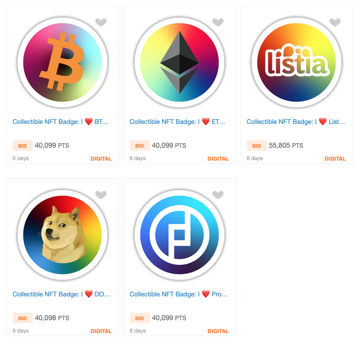 listia's tweet photo. That was exciting! If you were watching our first batch of NFT badges end it was a nail biter! If you didn't get a crack at the first set, don't worry... we have #2 Listia and Props badges listed!
https://t.co/pGT5fyUJP5
#nft #nftbadges #listia #propsproject #props https://t.co/kqjvgjge6Y