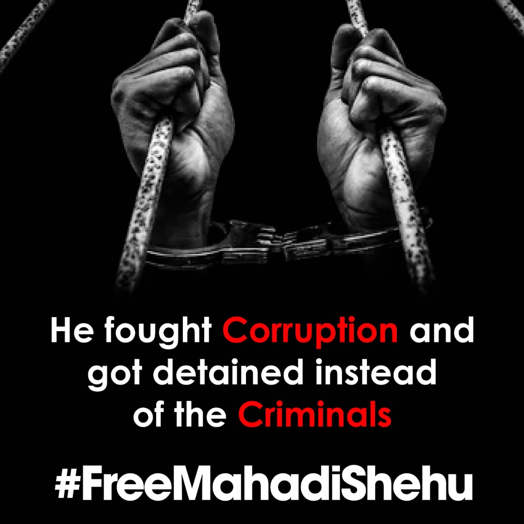 AishaYesufu's tweet photo. A man is being persecuted for whistle blowing on the activities around the insecurity and ransom paying in Katsina State. Your voice is needed. Add it!
Masari, leave Mahadi Shehu alone and face the bandits!
@GovernorMasari
#FreeMahadiShehu 
#MasariLeaveMahadiAndFaceTerrorists https://t.co/B4WfDWtRCd