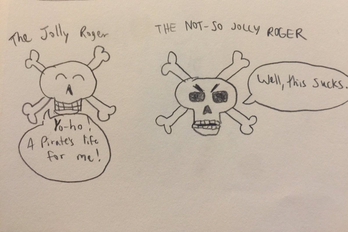 comicswithcraig's tweet photo. Daily comic time. #pirateslife #jollyroger #webcomics https://t.co/ZHl9q0TtyR