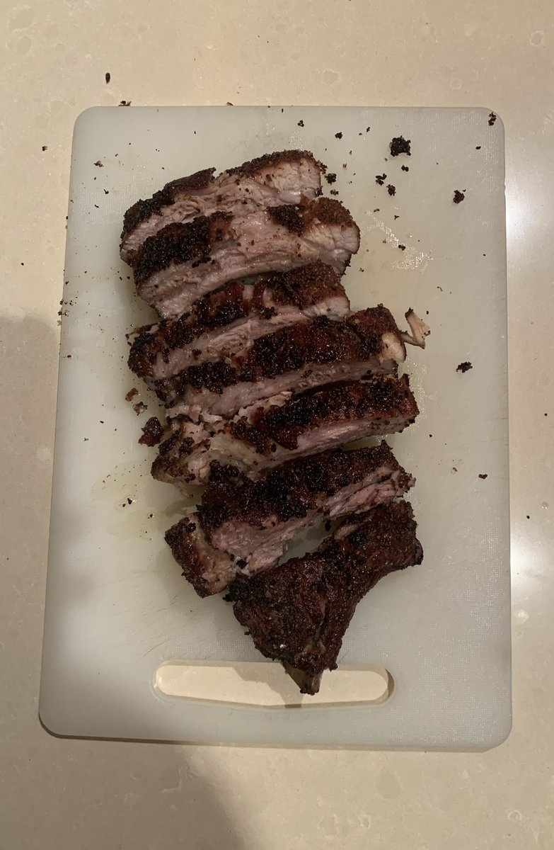 thawtable's tweet photo. (1/2)When it comes to summer smoked BBQ we can never turn down ribs. Always keep a rack of ribs in your freezer, and a ThawTable nearby! We made these entirely indoors(yes even we are impressed) using our Family Size ThawTable to defrost, @anovaculinary Sous Vide https://t.co/9h5mZDoJ7j
