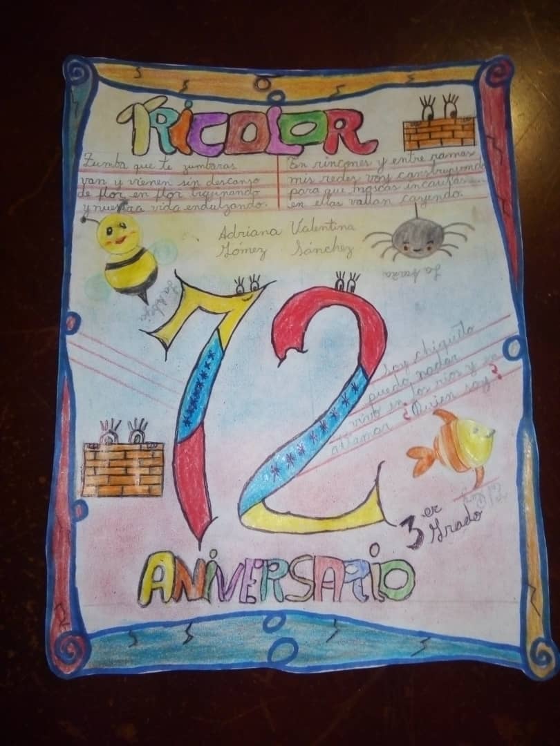 En la modalidad #CadaFamiliaUnaEscuela celebramos🤩😉los 72 años de la revista Tricolor <a href="/CRAJAUREGUI2/">CRAJAUREGUI</a> @ZonaEducTachira