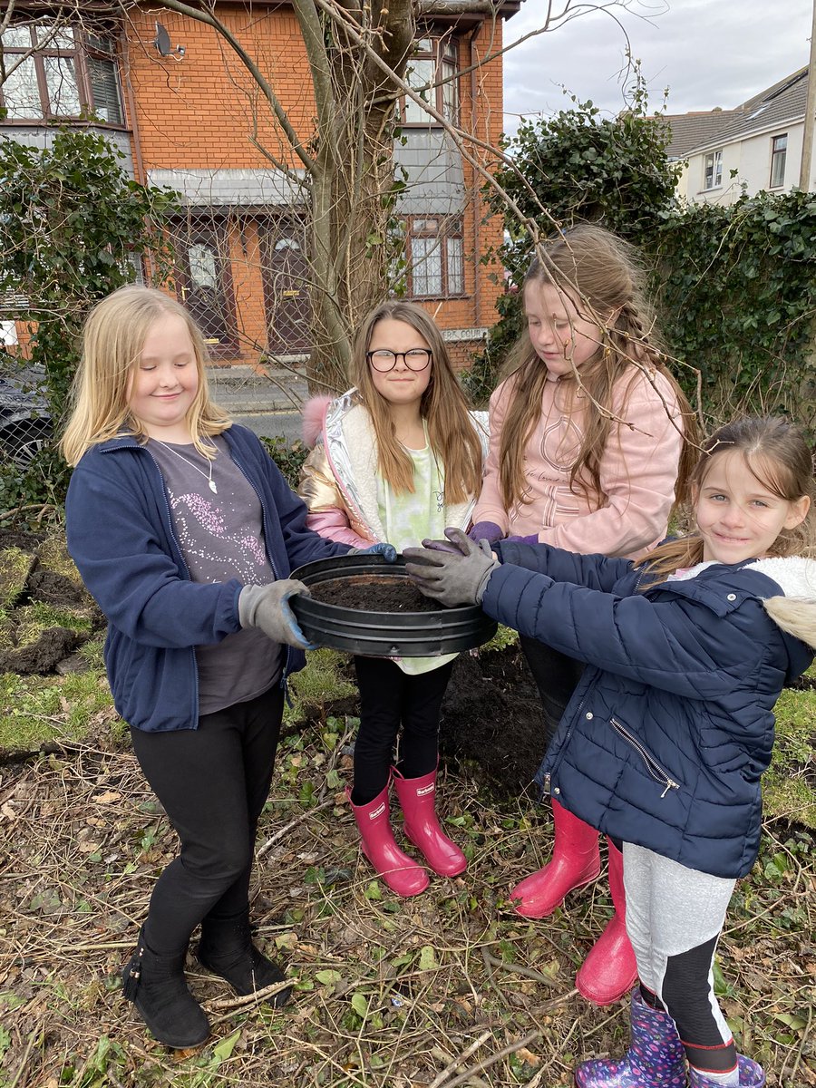 sycamorwyddORS's tweet photo. @oldroadschool Sifting soil for our bug hotel roof, ready to sow grass seed. #biodiversity #creatinghabitats #outdoorlearning https://t.co/Gt7E9qK1HO
