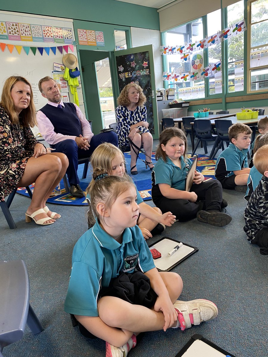 wiripaang's tweet photo. A visit from Todd Miladinovic Rel. DEL Glenrock and Ruth Owen Deputy Secretary dept of ed to see explicit teaching, attendance initiatives and student achievement in action @NSWEducation @GlenrockNetwork @SteveHarrisDEL @NSWSLI https://t.co/8tXstxUYmC