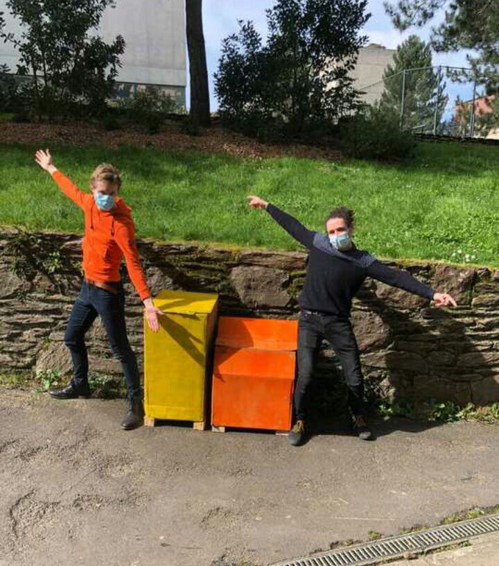 Quand les MAIRIES de PACÉ - LE RHEU et CHANTEPIE accueillent les boîtes de collecte de chaussettes et de sous-vêtements des volontaires en <a href="/ServiceCivique/">Service Civique</a> d’@uniscite #renne. ⤵️..
Dons mis à dispo des usagers de la bagagerie #sansabri #rennes MAGIQUE ! 
⤵️
facebook.com/20046412530831…