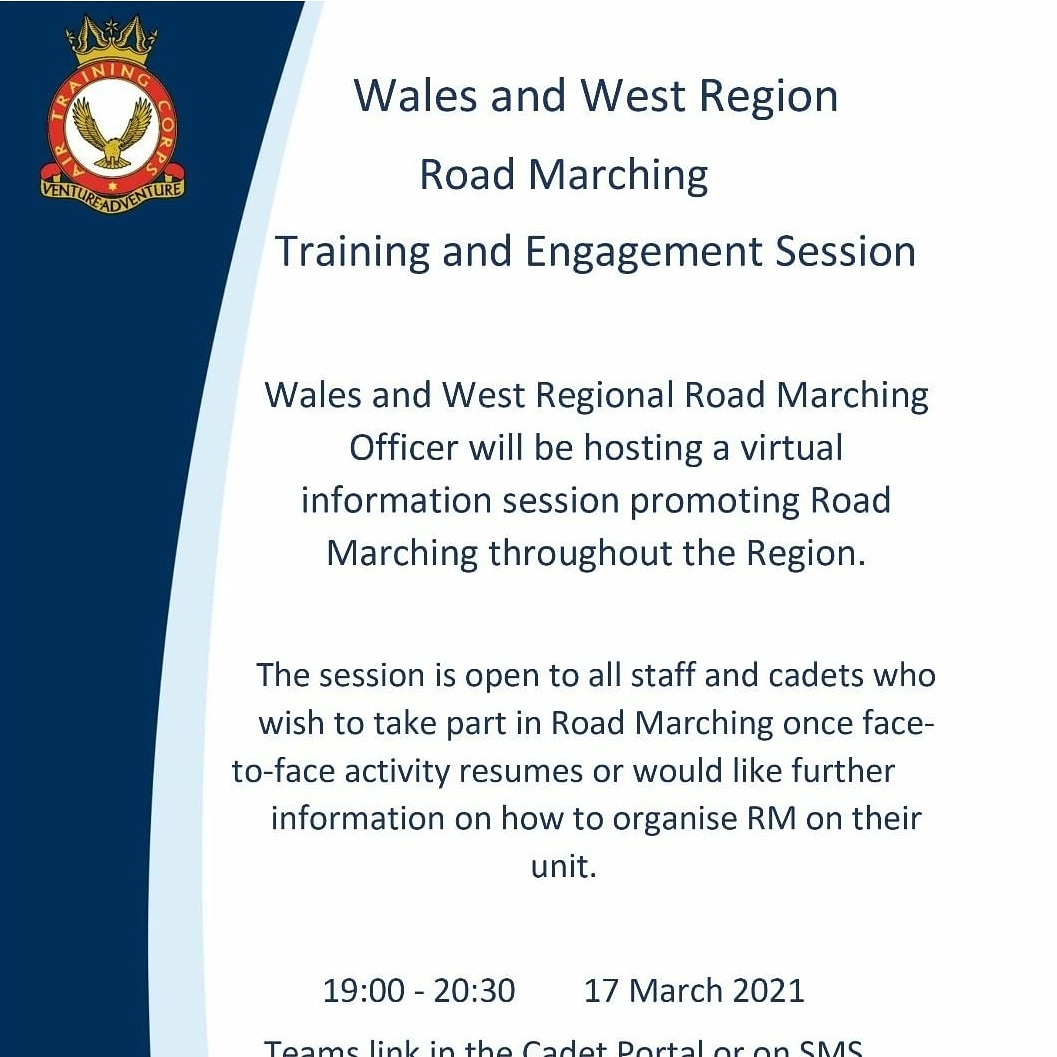Thank you to Flt Lt Evans for an informative Road Marching presentation,  if you're interested get in touch with your Squadron staff #motivatedbymedals #propelledbypatches #rafwarma <a href="/WandWAirCadets/">Wales & West Region</a> <a href="/rafwarma/">RAFWARMA</a> <a href="/ACORoadMarching/">RAFAC Road Marching</a> <a href="/Wattowmw/">William Hoe</a>