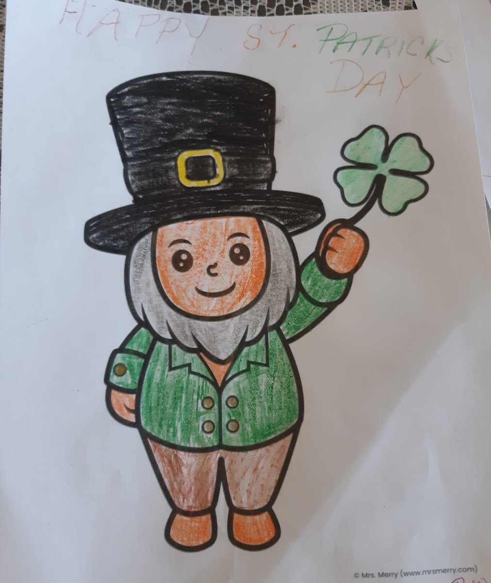Happy Saint Patrick’s day 
Our athletes and friends had lots of day making Shamrock men a couple of our athletes coloured in gnomes great job everyone 😁