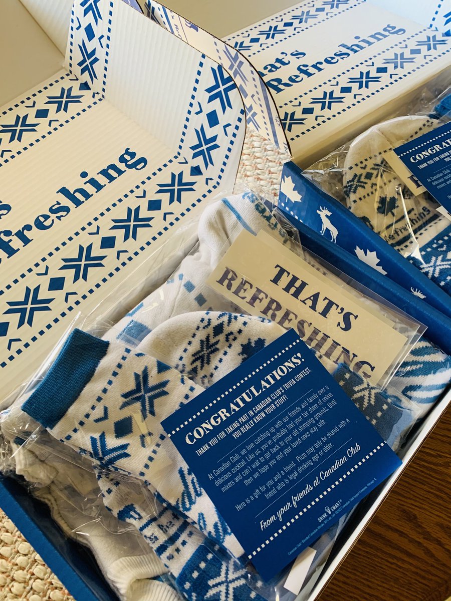 Thanks to ⁦⁦⁦<a href="/Canadian_Club/">Canadian Club</a>⁩  for the awesome swag. #trivianightcontest