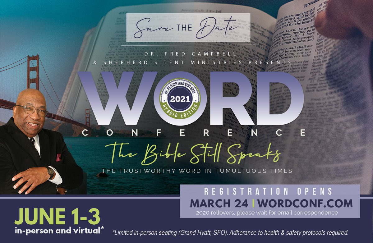 Word_Conference's tweet photo. After a year like none other, we’re excited to serve you at Word Conference 2021, a virtual and in-person experience allowing us to heal, refocus, and be empowered for the journey ahead. Stay connected to learn more about registration, sessions and speaker lineup. https://t.co/eiWyb0Cy7M