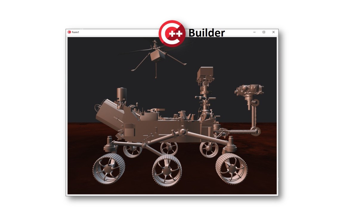 EmbarcaderoTech's tweet image. #Learncplusplus: Do you want to develop your own #Mars Simulation with the latest Mars #Perseverance #Rover 3D Model? C++ Builder is very easy to develop this kind of simple simulations. Learn how easy it is to do a simulation: ow.ly/JlGj50E1EwU #learncpp #cpp #CBuilder