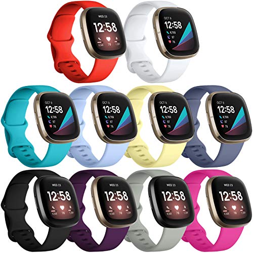 USonDeals's tweet image. Witzon 10 Pack Bands Compatible with Fitbit Versa 3 / Fitbit Sense, Soft Silicone Sports [15% discount] amzn.to/3cKqEsc #Amazon #DealsOnElectronics