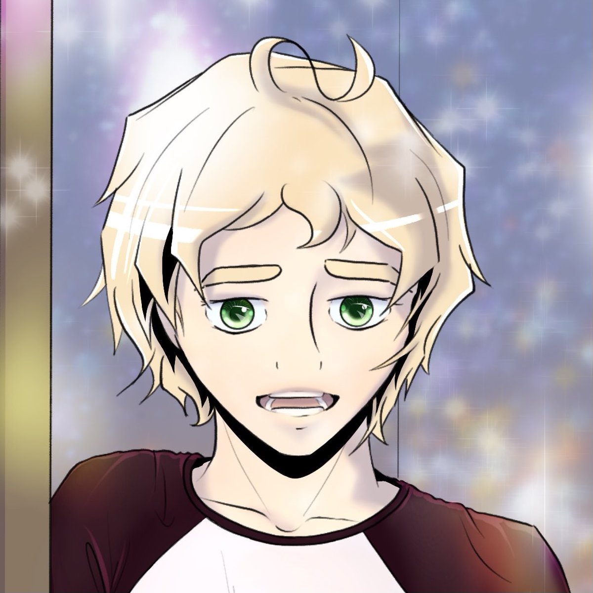 GreenBetterDay1's tweet photo. He’s happy to see her! 🥰

#artwork #digitalart #OC #Artist #procreate #illustration #originalcharacter #smiles #procreateart #glow #cute https://t.co/SKxXO4jGQ8