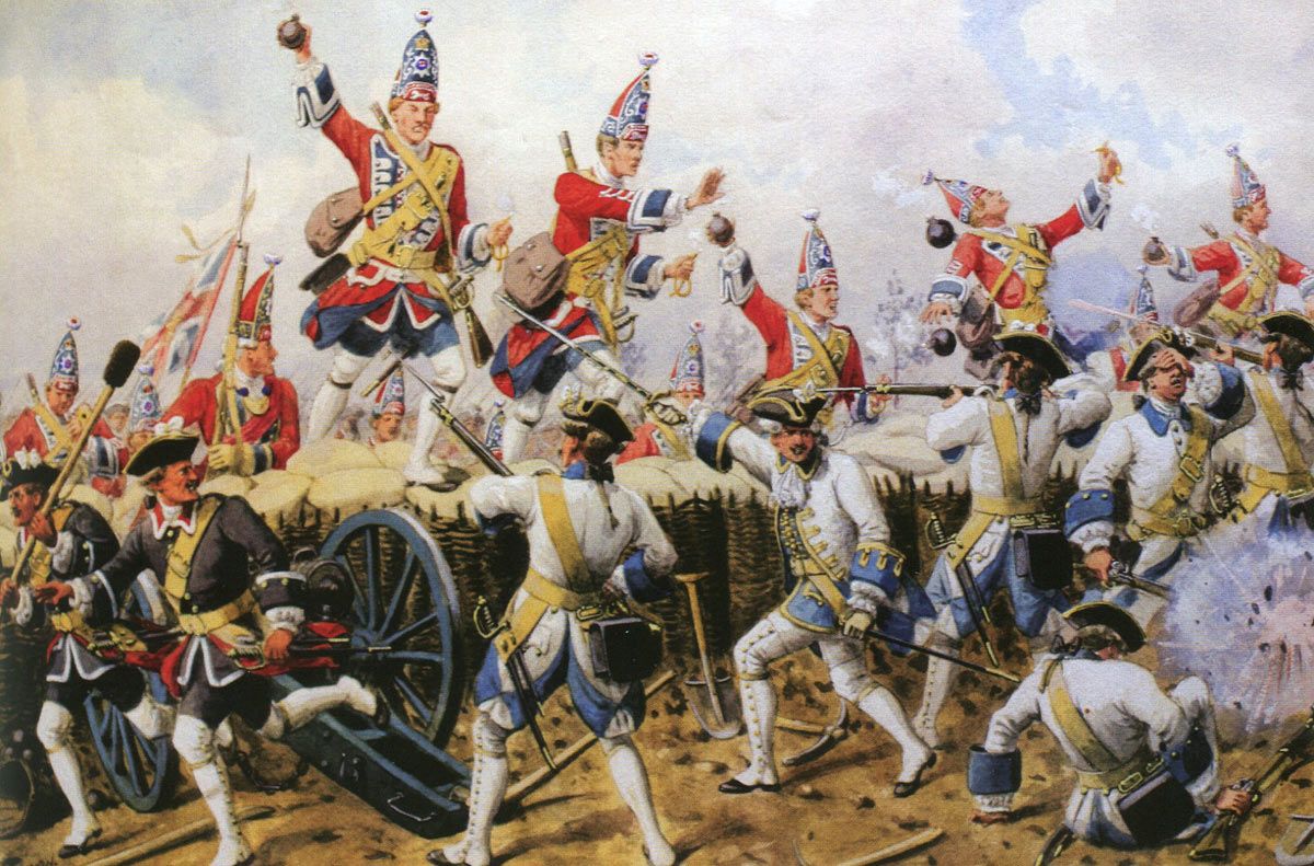 Like Marshal Villars before him, Maurice de Saxe (who had served with the Austrians at Malplaquet in his youth) understood that the less well-trained and disciplined French infantry needed defensive works wherever possible to repulse the superior firepower of British infantry.