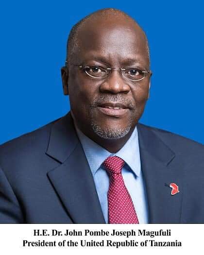 TanzaniaDRC's tweet photo. It is with great sadness we announce the untimely demise of the President of the United Republic of Tanzania, HE Dr John Pombe Magufuli.

The Country will be on a 14 day mourning period. 

God rest his Soul in Eternal Peace,
Amen https://t.co/yzaNNUV6gj