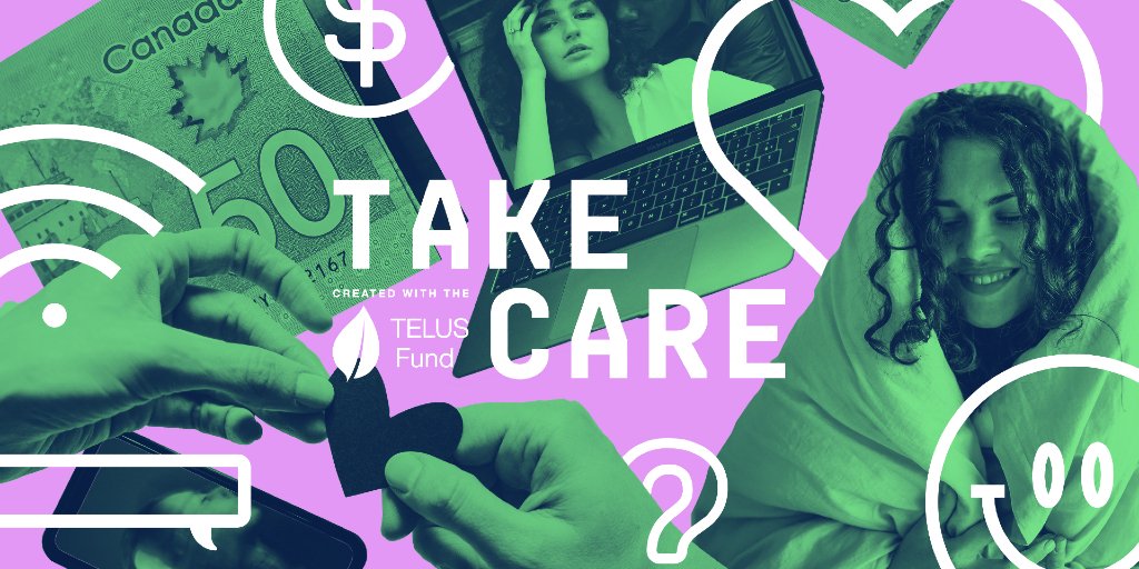 VICE Canada &amp; <a href="/TELUSFund/">TELUS Fund</a> have partnered to launch Take Care, an initiative to provide support and financing for new docuseries about the mental health of young Canadians. We are accepting pitches until April 16. Apply now: bit.ly/2ZYAi4x