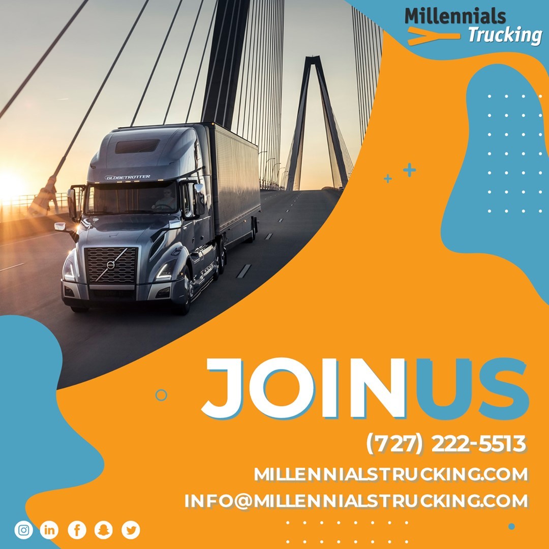 Everything you wanted in one place! Check out our website and apply now!

#staysafe #thankyou #millennialstrucking #trucking #trucks #truckerslife #truckers #wearehiring #findjob #country #jobs #work #usatrucks #truckdrivers #trucker #usaroads #hiring