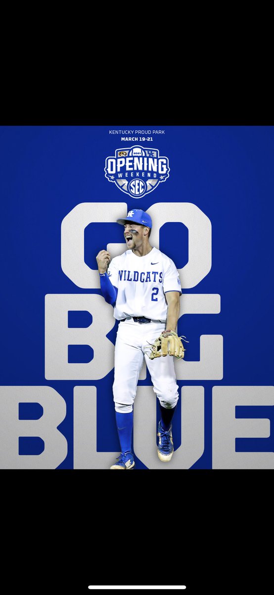 BBN!!! Get out this weekend to Kentucky Proud Park and watch an exciting group of guys open SEC play at home for the first time since 2012, you won’t regret it!!💪🏼💪🏼💪🏼